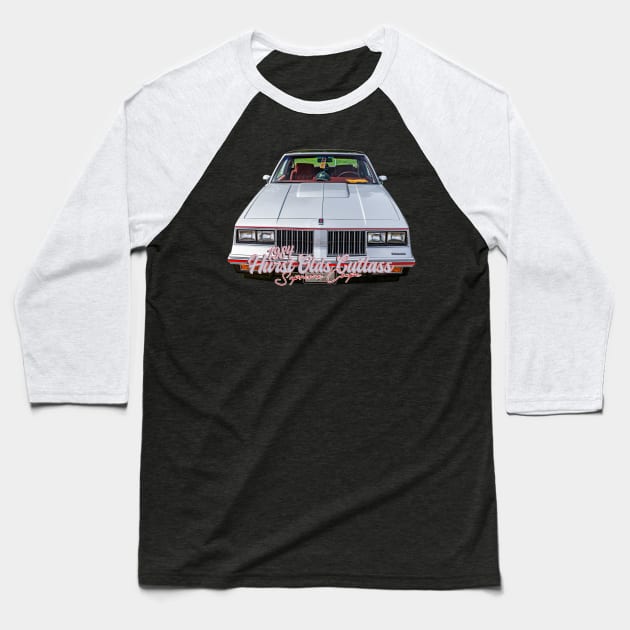 1984 Hurts Olds Cutlass Supreme Coupe Baseball T-Shirt by Gestalt Imagery